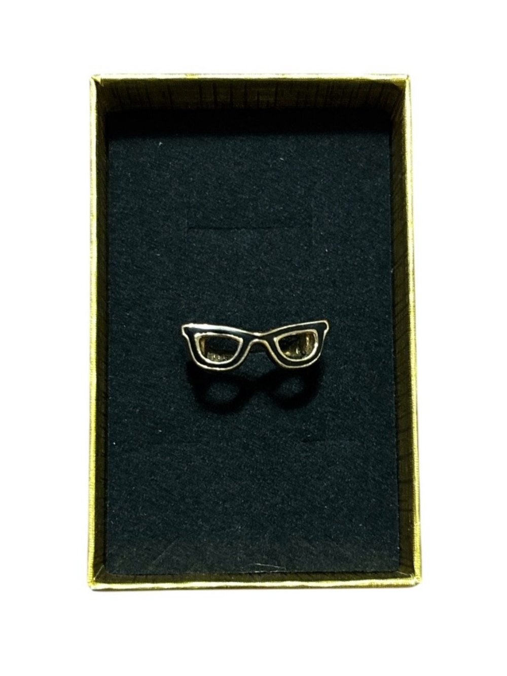 Very Hard To Find Kate Spade Gold Cat-Eye Glasses Ring